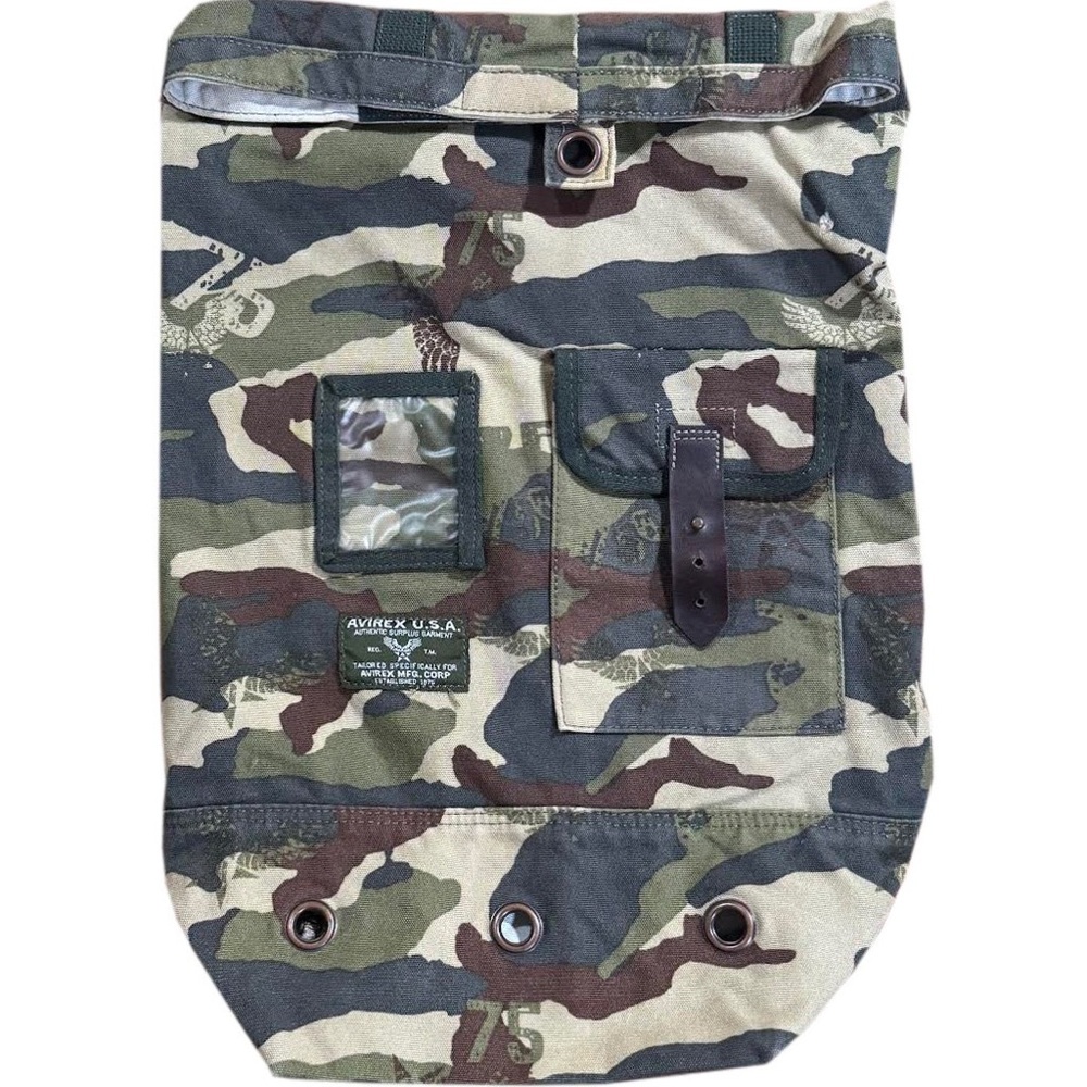 Vintage Avirex USA Camouflage Backpack